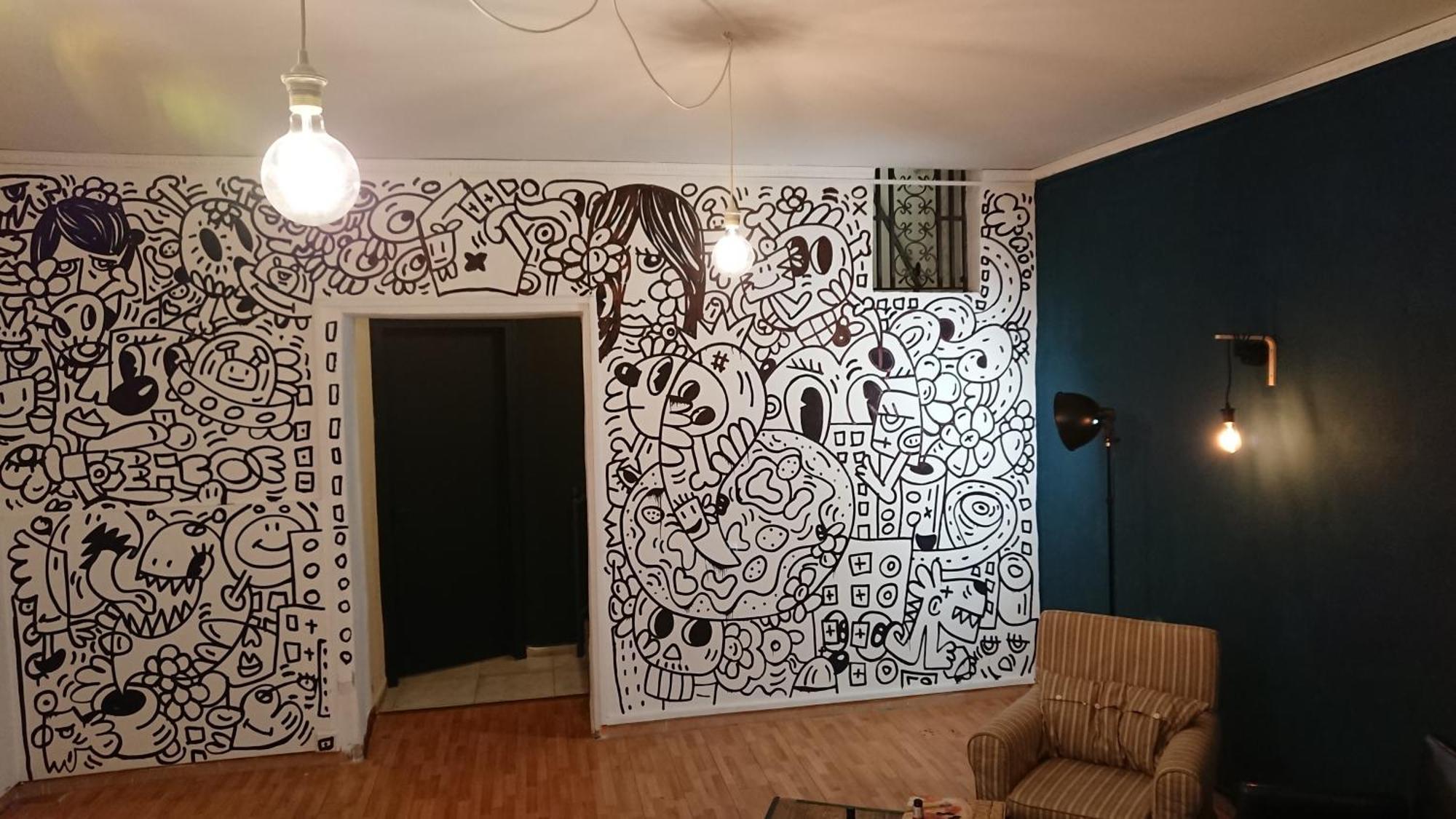 Art House In The Artist Workspace In The Center Villa Napoli Exterior foto