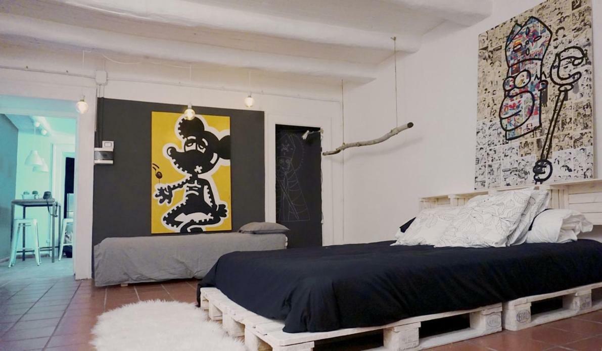 Art House In The Artist Workspace In The Center Villa Napoli Exterior foto