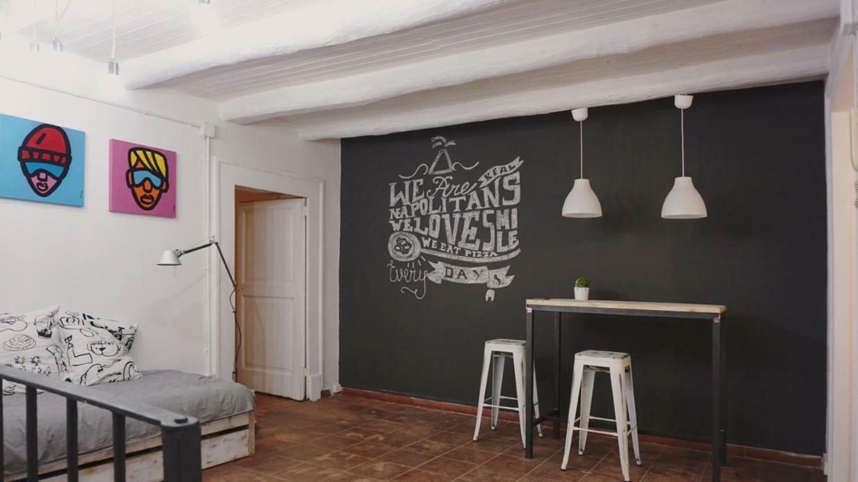 Art House In The Artist Workspace In The Center Villa Napoli Exterior foto